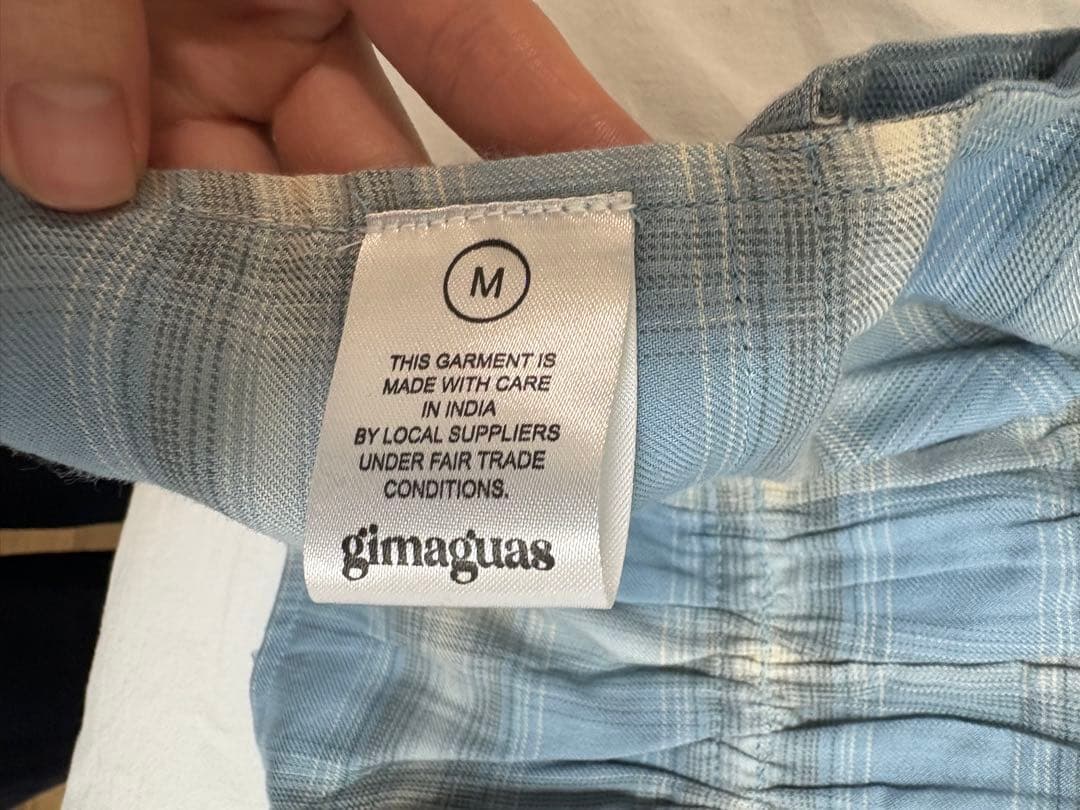 トップス gimaguas Paralia Checks Top