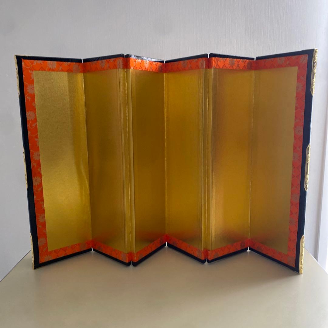 附馬牛人形 つきもうし人形 雛人形 親王飾り お内裏様 お雛様 金屏風セット