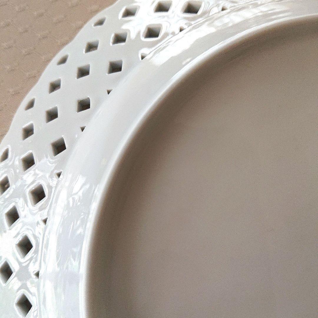 ロイヤルコペンハーゲン ブルーフルーテッド フルレース オープンワーク 25cm