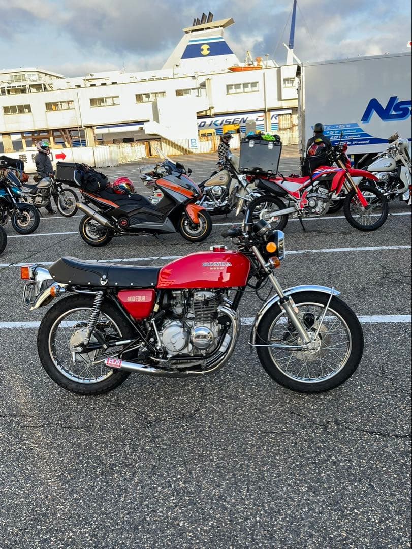 旧CB400F ショート管マフラー/398/408 CB400Four