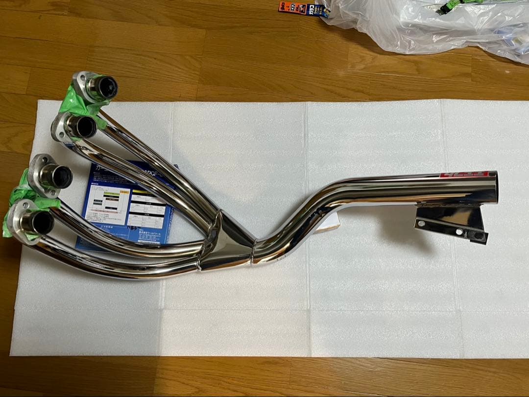 旧CB400F ショート管マフラー/398/408 CB400Four