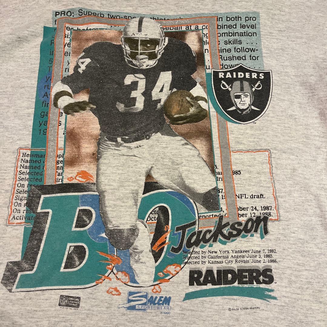 古着　90's RAIDERS Tシャツ Ｌサイズ