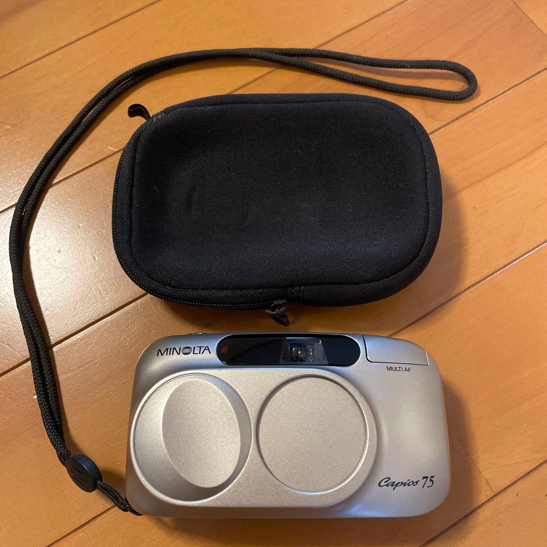 MINOLTA Capios 75 コンパクトフィルムカメラ ケース付き