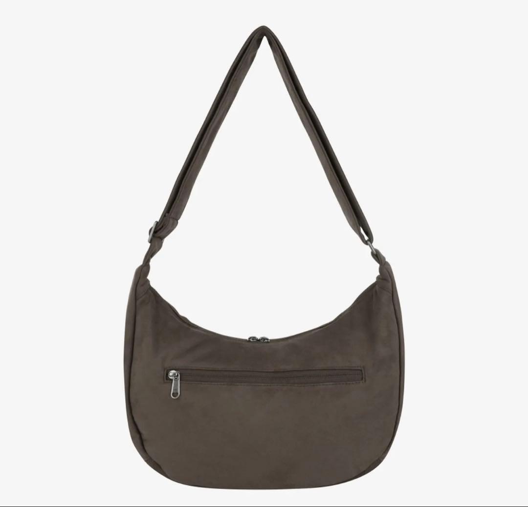 【韓国限定】ザノースフェイス　ショルダーバッグ ブラウン スウェード　SD