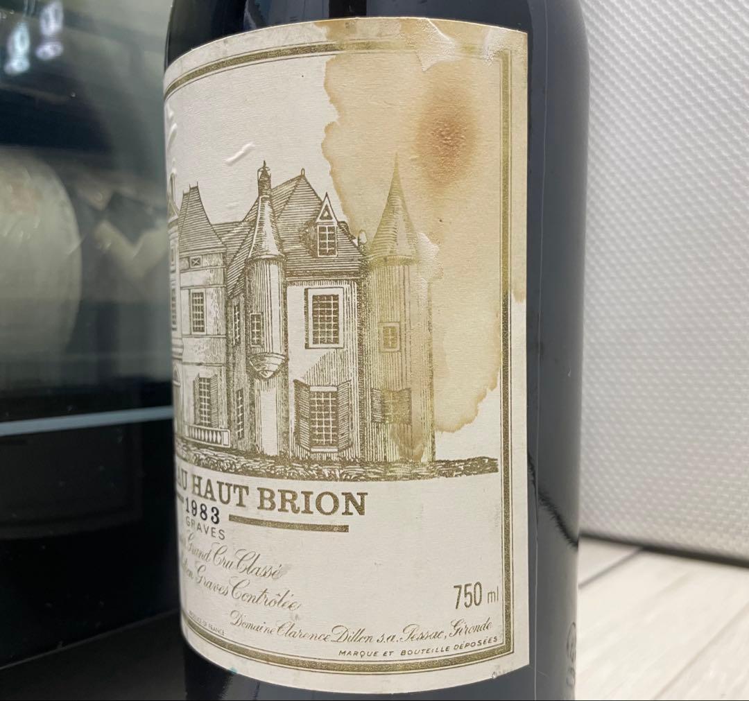 【セラー保管】 シャトー・オー・ブリオン 1983 グラーブ地区 ベストワイン
