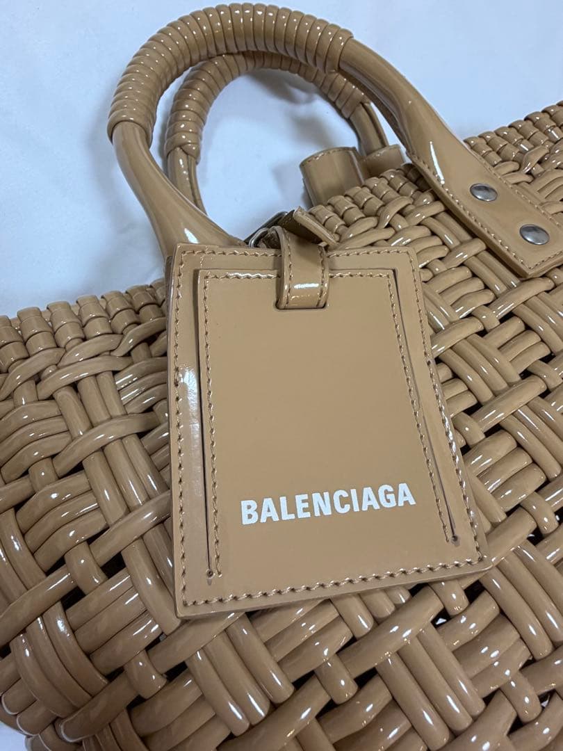 バレンシアガ、BALENCIAGA 、ビストロ、バスケットバッグ、かごバッグ。