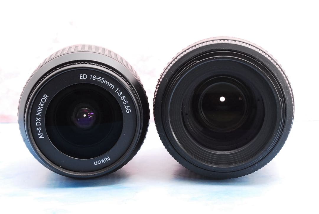 ニコン D60★入門機★望遠レンズ付Wレンズ★小型＆軽量★一眼レフカメラ