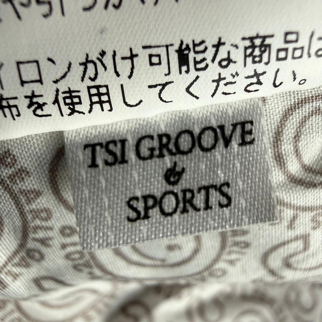 パーリーゲイツ　パンツ　迷彩　S〜M相当　白　黒　グレー　コットン素材　3