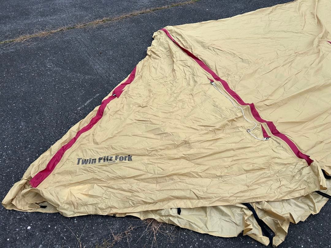 【廃盤品／お買得】ogawa ツインピルツフォーク＋フルインナー・二股ポール付き