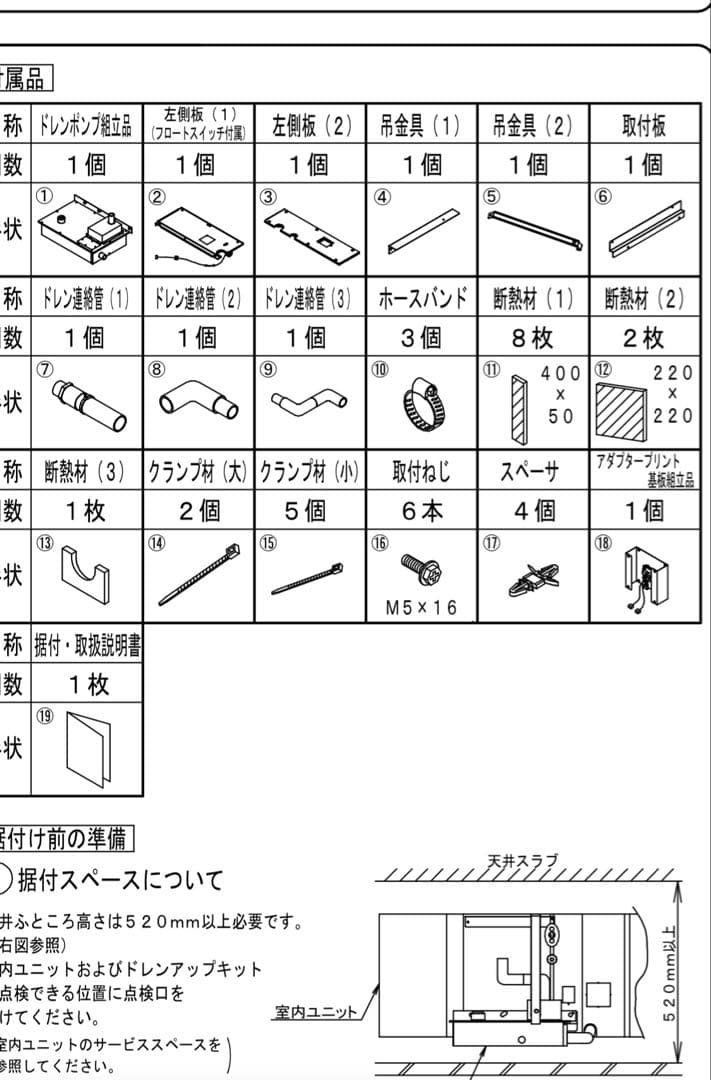 ダイキン エアコン用ドレンポンプキット KDU30NB280