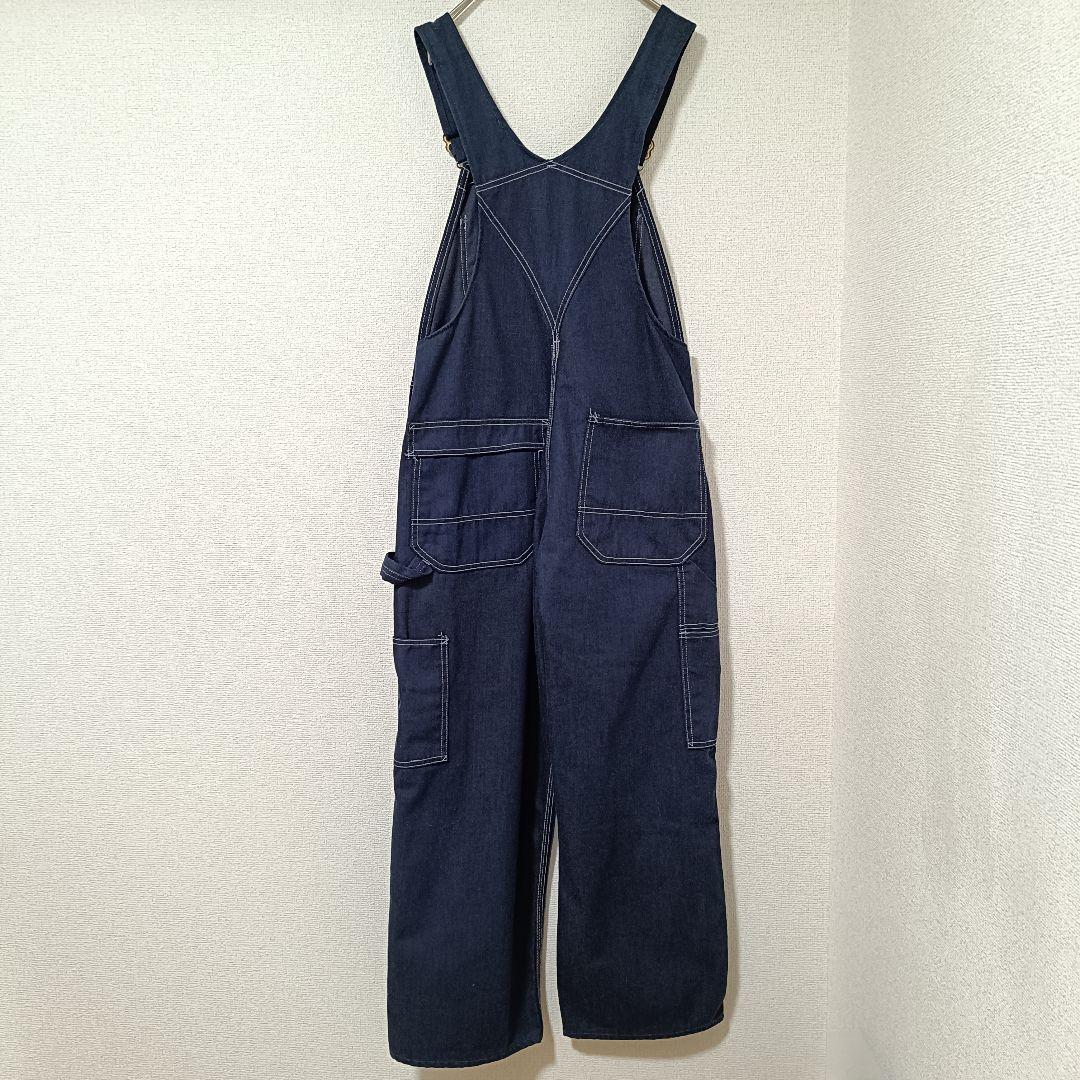 60s-70s Sears Tradewear デニムオーバーオール 濃紺