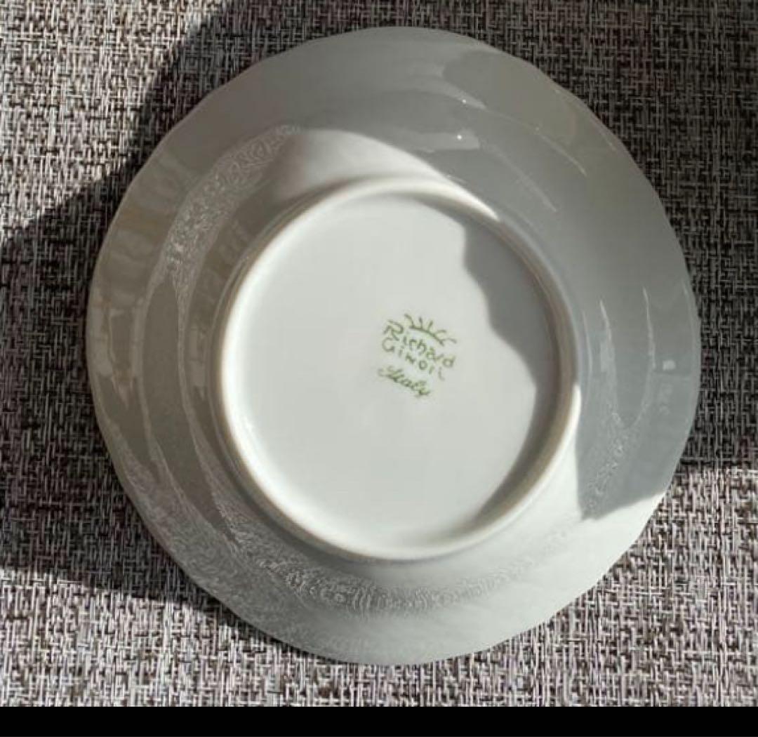 美品　リチャードジノリ　ベッキオホワイト　フルーツソーサー5枚