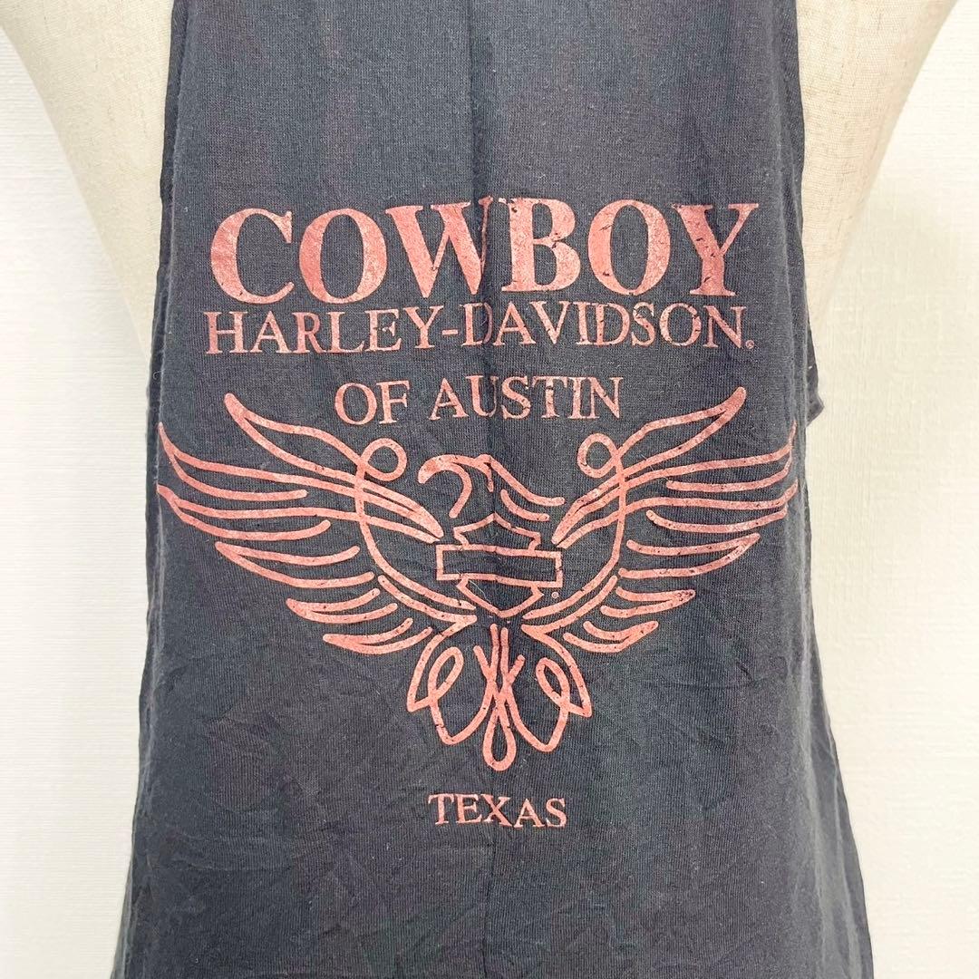 y2k❤️ Harley Davidson スカル ロゴ ホルターネック キャミ