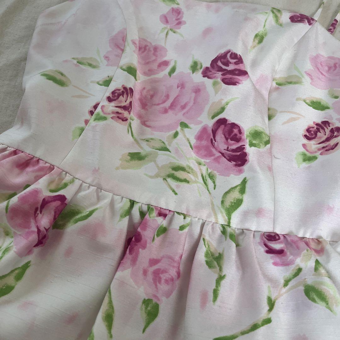 ジーザスディアマンテ ヴィクトリアワンピ　薔薇　リボン