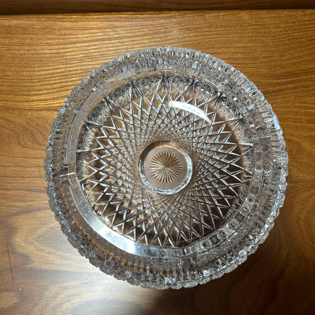 ボヘミアグラス 灰皿