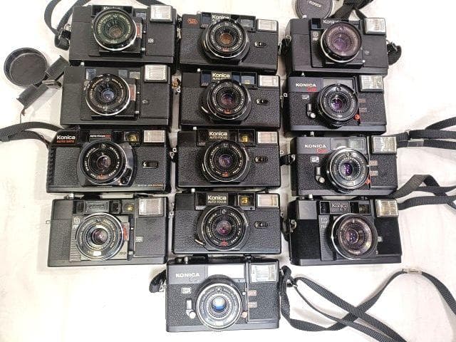 Konica C35 コンパクトカメラ 13台 まとめ/AF2D MFD EF
