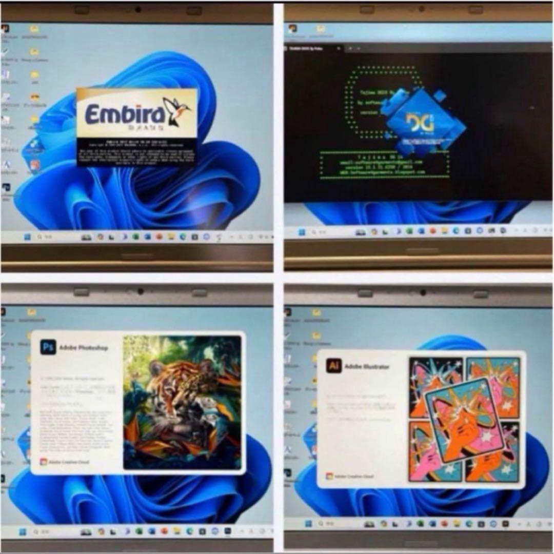 SZ6-刺しゅう用ノートパソコン ブラザー ジャノメ JUKIも可能❗