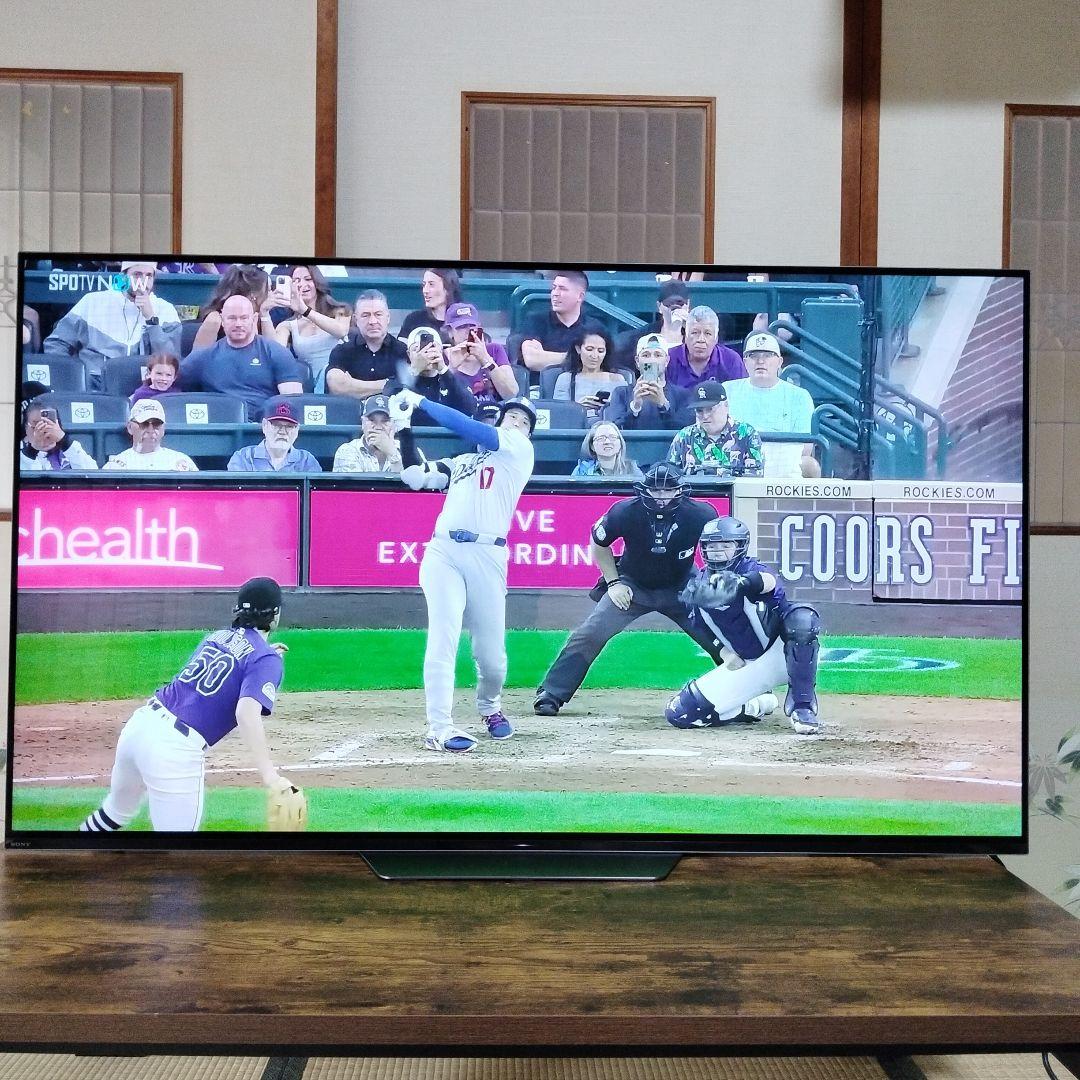 SONY BRAVIA A9F KJ-55A8F 55V型 4K 有機EL TV