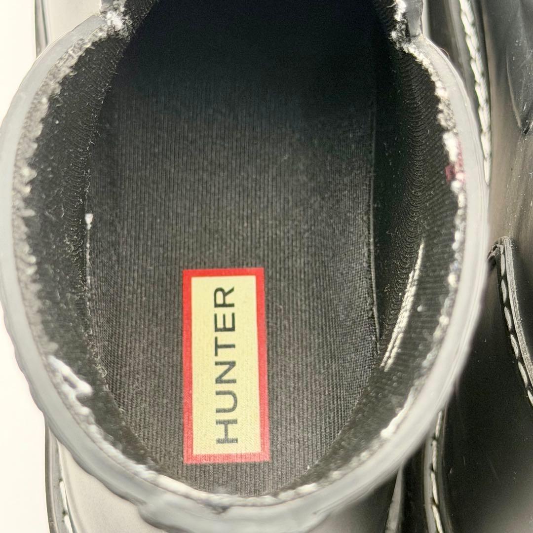 【美品】HUNTER ハンター　リファインド スティッチ ローファーブーツ　24