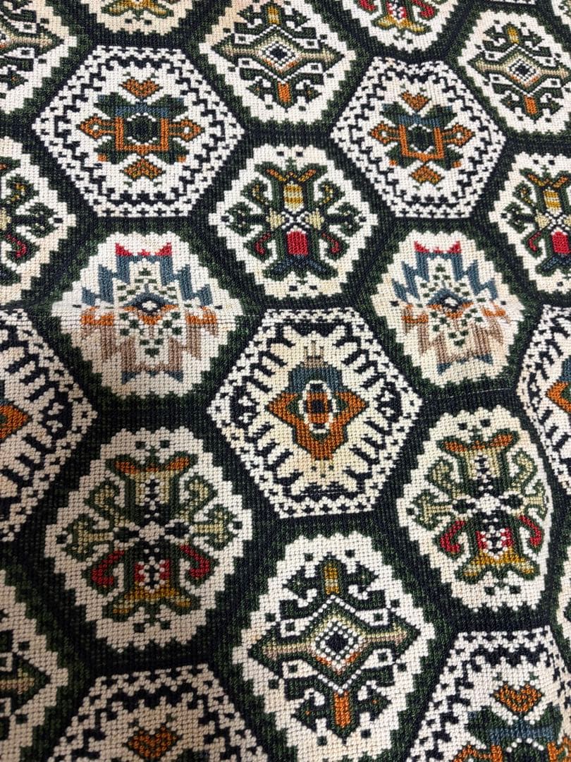 ヴィンテージ　絨毯　ラグ　レトロ