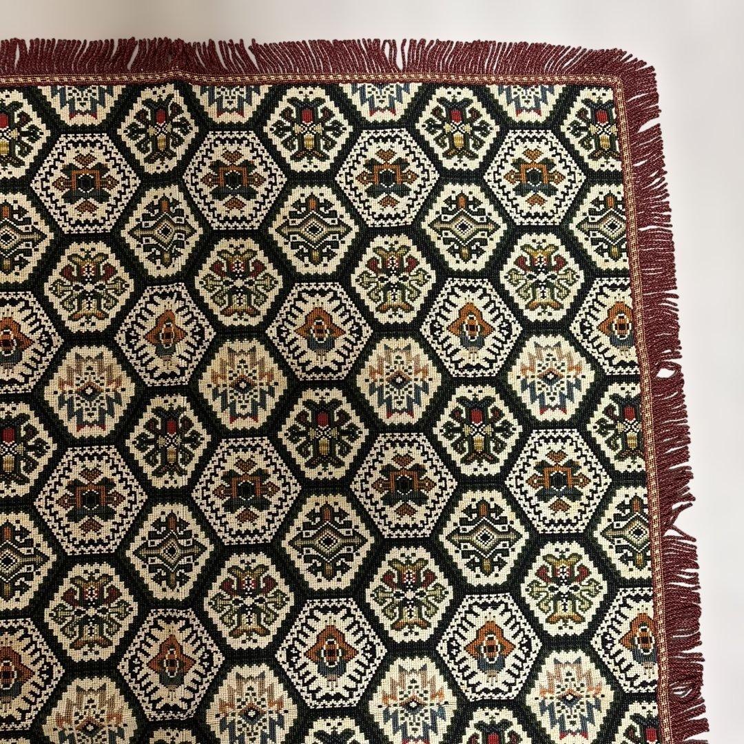 ヴィンテージ　絨毯　ラグ　レトロ