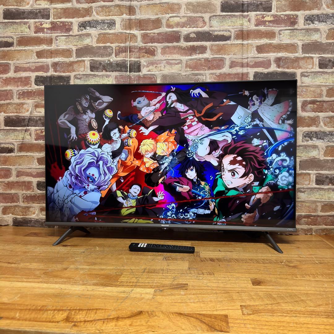 ハイセンス 43V型 液晶テレビ 4Kチューナー内蔵 43A65H 動画アプリ○