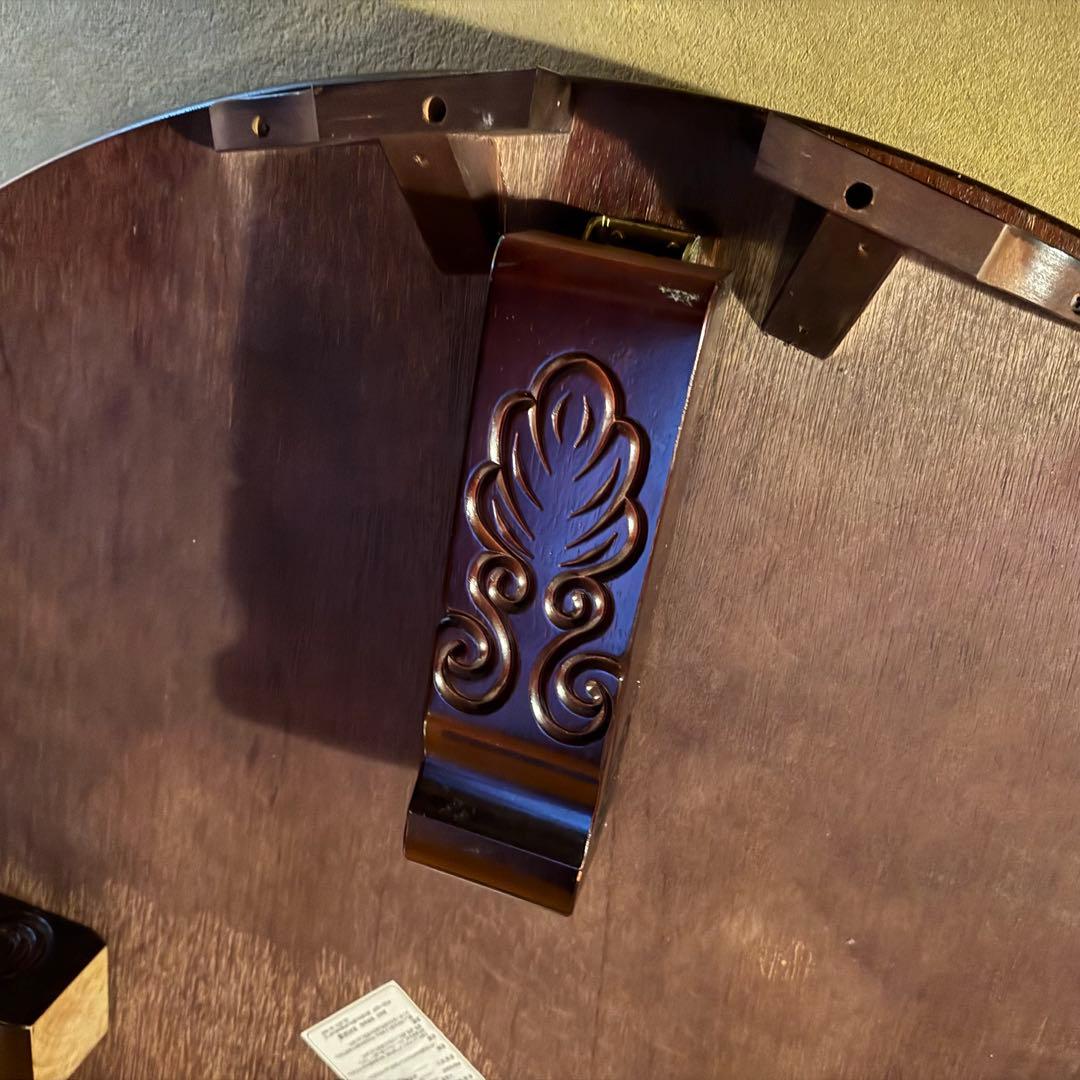 【アンティーク】丸テーブル 折り畳み座卓 センターテーブル ちゃぶ台 円卓