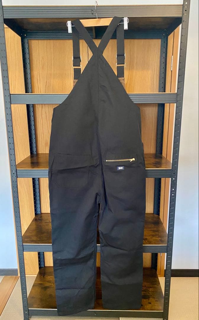 bluco ブルコ　オーバーオール　Lサイズ　ブラック