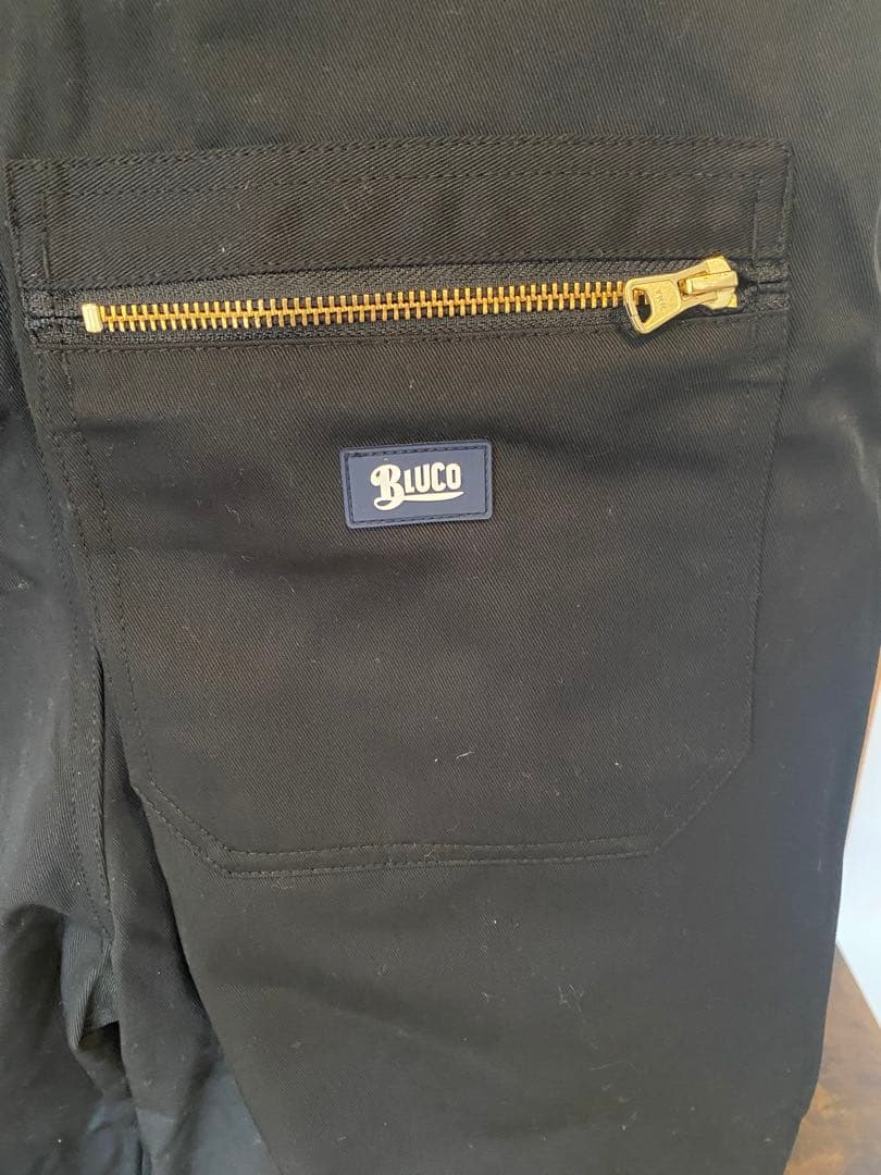 bluco ブルコ　オーバーオール　Lサイズ　ブラック