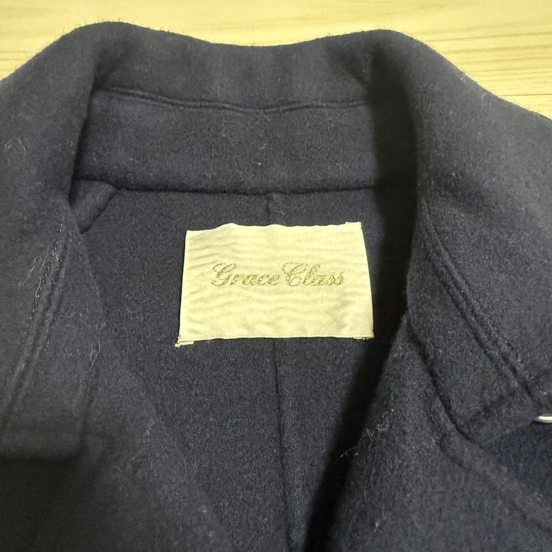 【美品✨】グレースクラス リバーウールトレンチコート 36