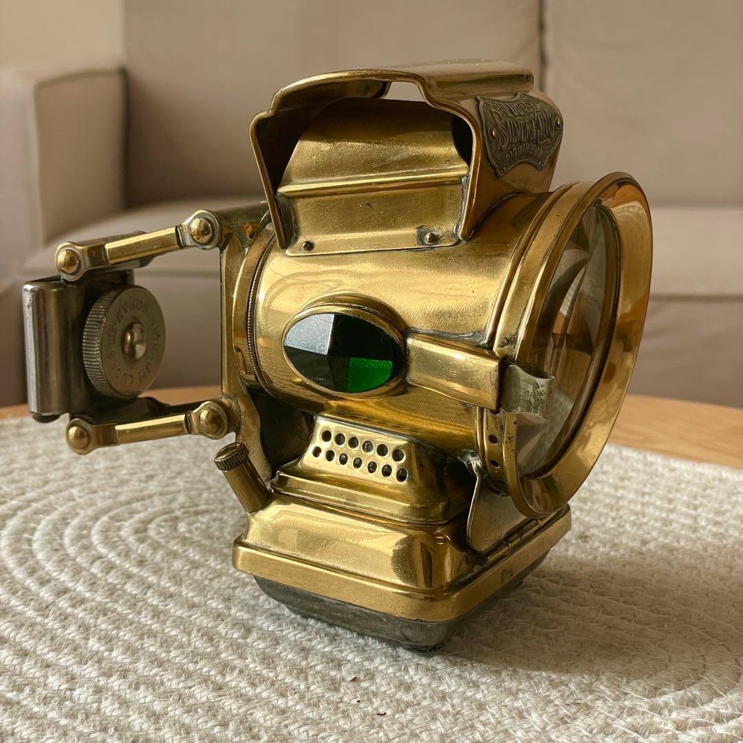 Lucas Silver King オイルランプ（ニッケル版）バイシクルライト