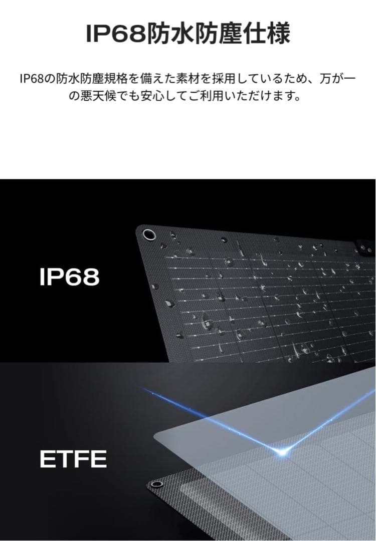 【最新モデル】EcoFlow 220W 両面ソーラーパネル Gen2