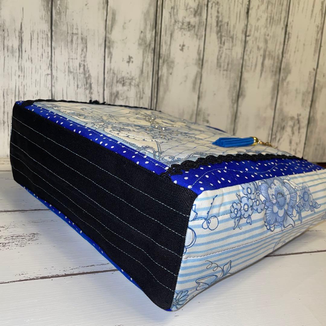 HattomamaロラライハリスNo.44.45別マチトート、ラウンド巾着