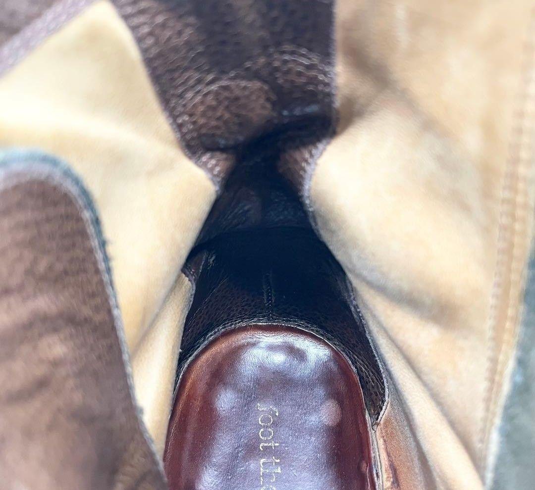 フットザコーチャー ウィングチップブーツ