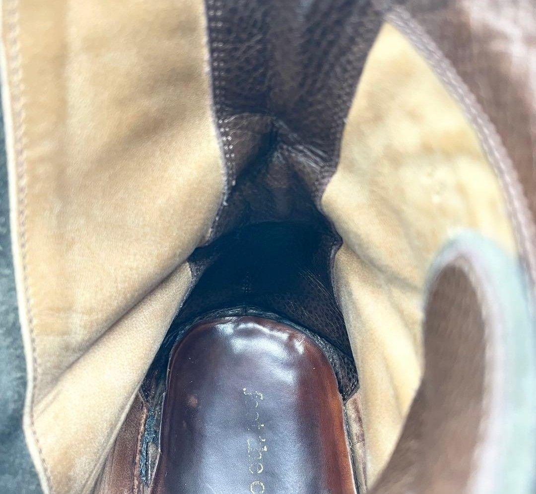 フットザコーチャー ウィングチップブーツ