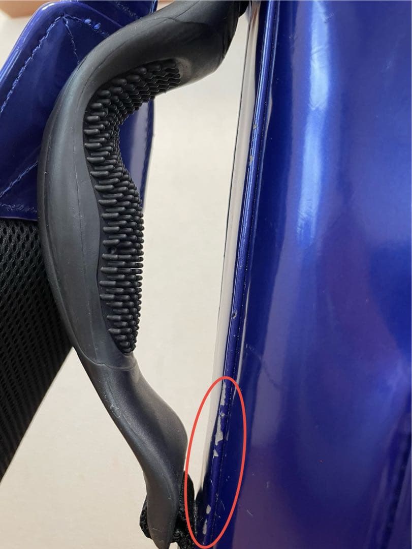 マスターバニーエディション キャディーバッグ エナメル ブルー