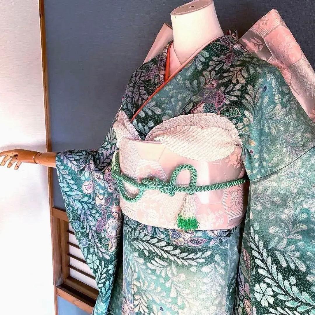 振袖フルセット　幻の花辻ヶ花友禅　成人式振袖　振袖　➕サイズ