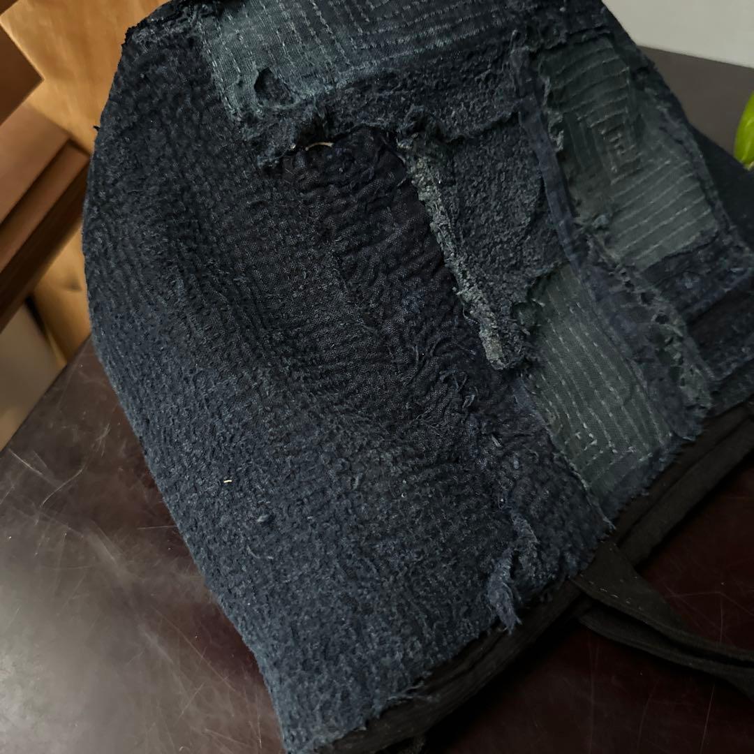 ⚠️J J 総刺し子2wayバッグ/藍染／襤褸