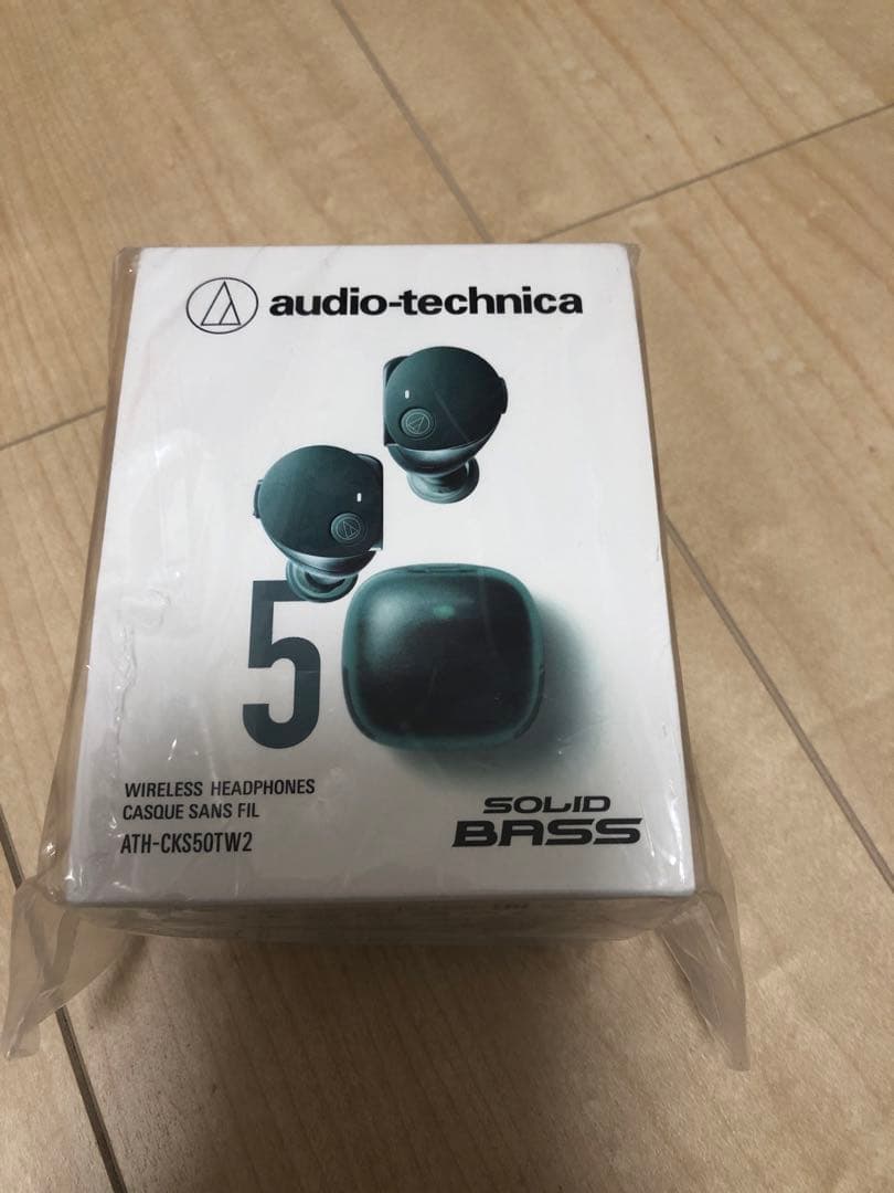 【新品未開封】オーディオテクニカ ワイヤレス ATH-CKS50TW2 GR