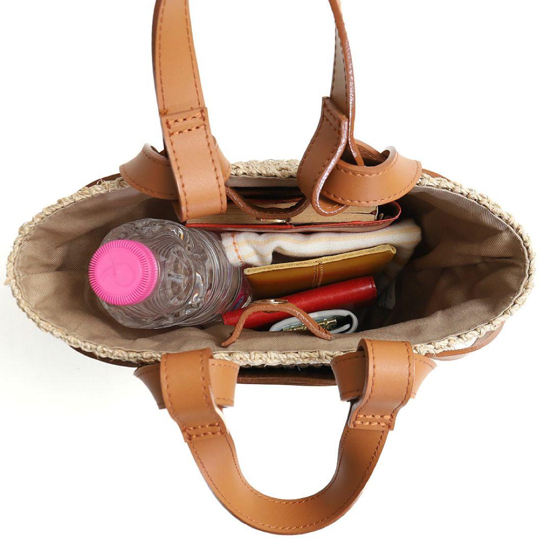 VIOLAd'ORO かごバッグ ホワイト 未使用