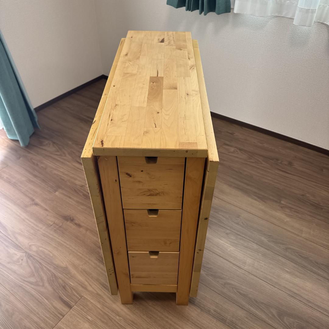 melo 様IKEA NORDEN ノールデン 折り畳み ダイニングテーブル