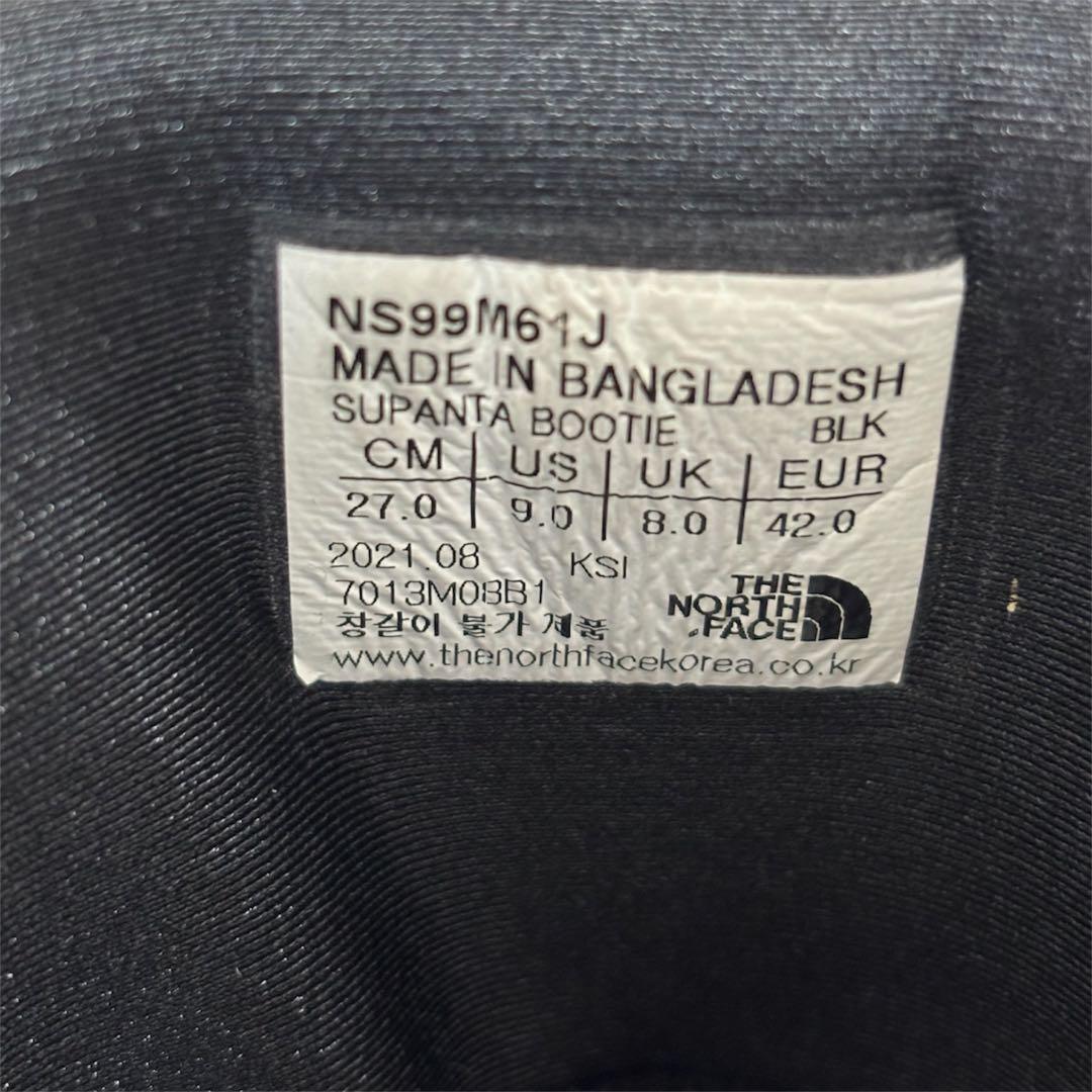 【THE NORTH FACE】SUPANTA BOOTIE NS99M61J