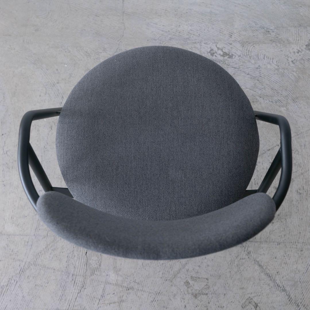 ダイニングチェア　アイアン　グレー