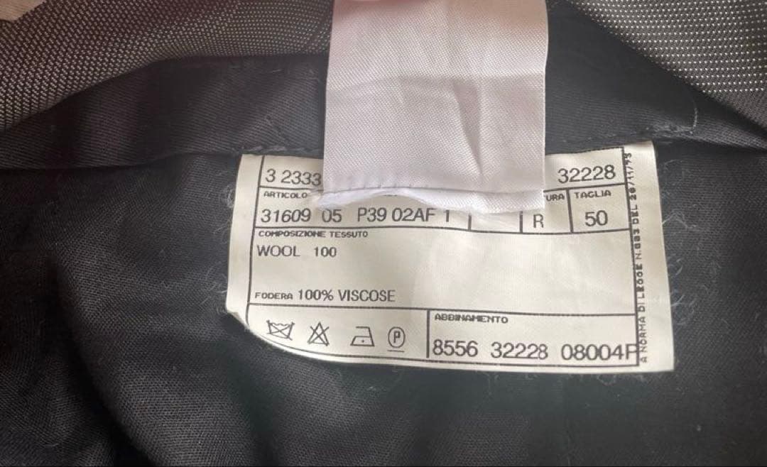 PAL ZILERI パルジレーリ　メンズ　スーツ　春夏用　50