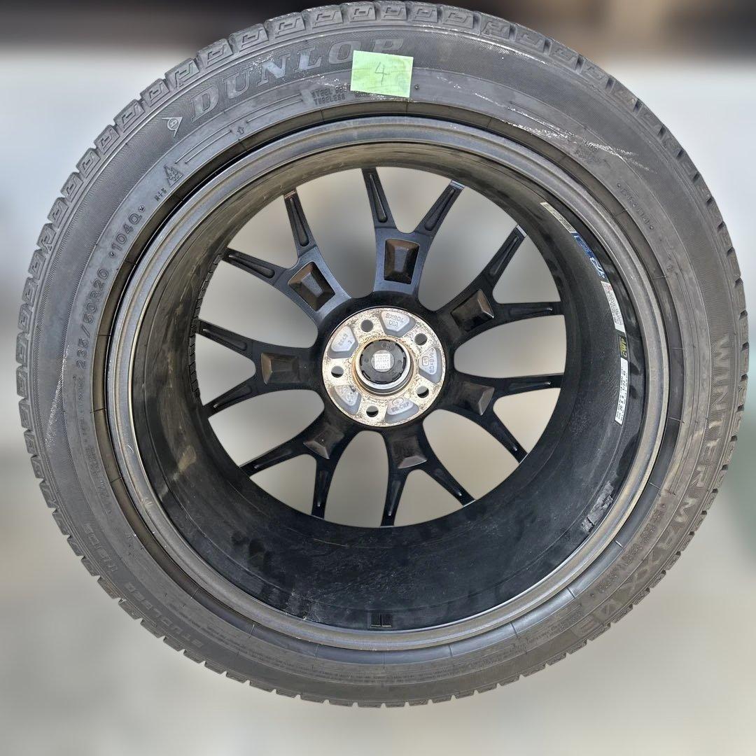 RAYS ホムラ20インチアルミとDUNLOP スタッドレスタイヤ　4本セット