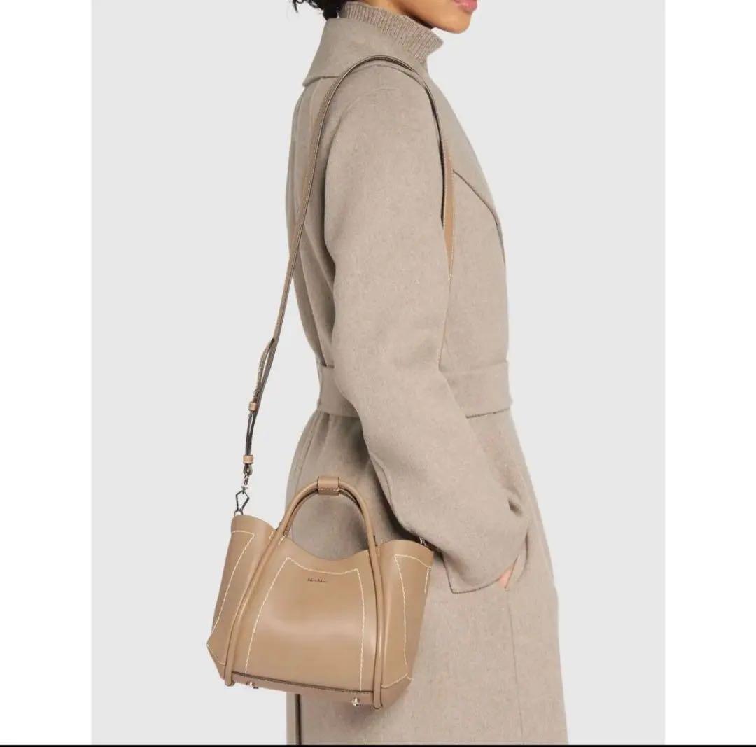 ⭕️タイムセール【美品】Maxmara marin ハンドバッグ ベージュ　xs