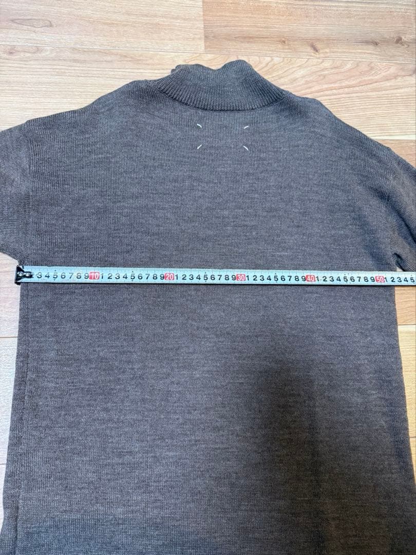 メゾンマルジェラ　タートルネックセーター　エルボーパッチ