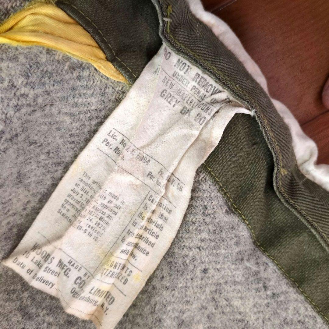 WOODS ウッズ　ヴィンテージ　ミリタリー　米軍　寝袋　シュラフ