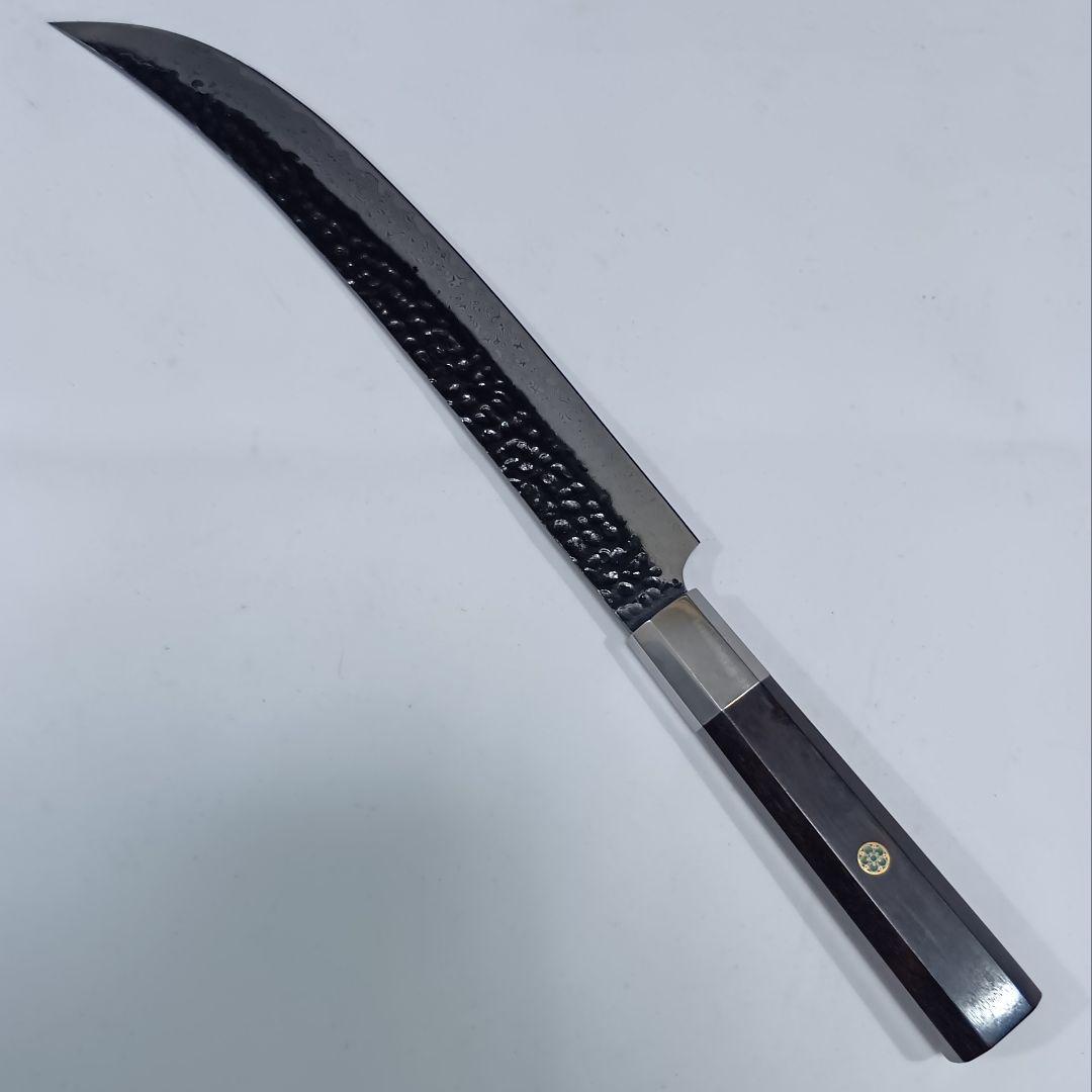 槌目黒打 67層 ダマスカスVG10 ブッチャーナイフ 黒檀八角柄