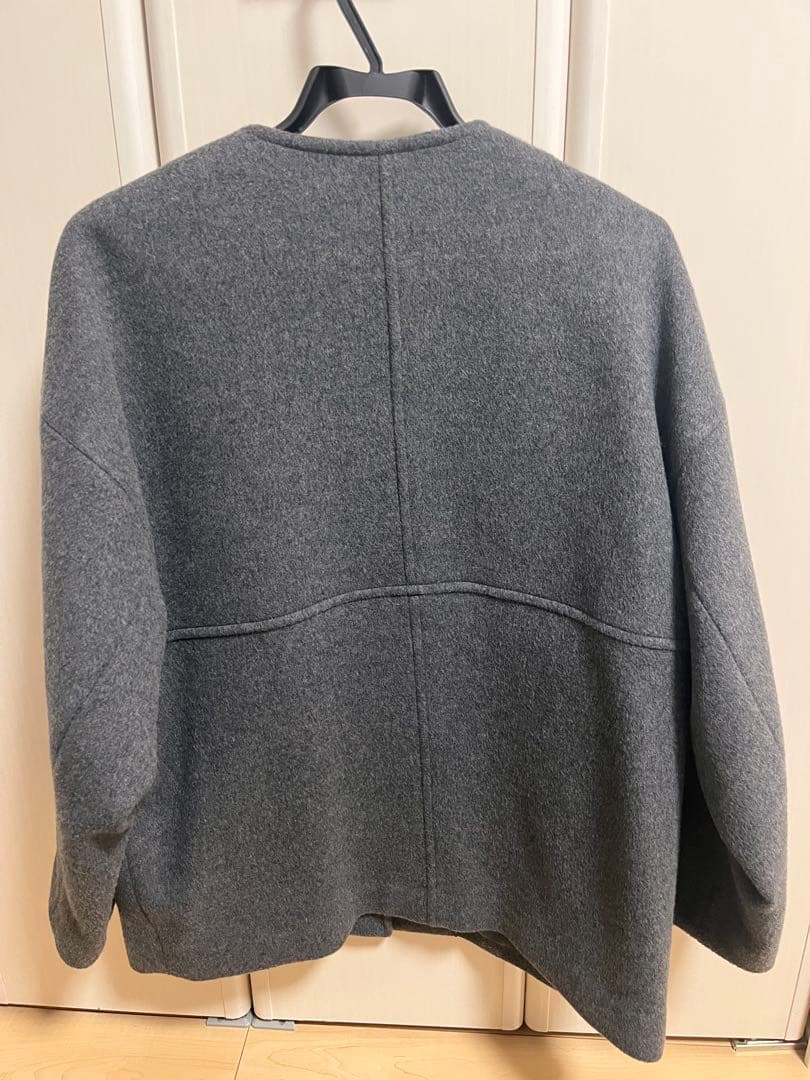 JOURNAL STANDARDスーパー140 ビーバーノーカラーショートコート